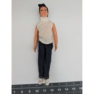 Marx Toys Archie Jughead Action Figure White Turtleneck Blue Pants 1975 Vintage